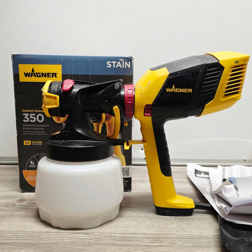 Wagner Control Stainer 350 Handheld Exterior Stain Sprayer Yellow Black 0529041